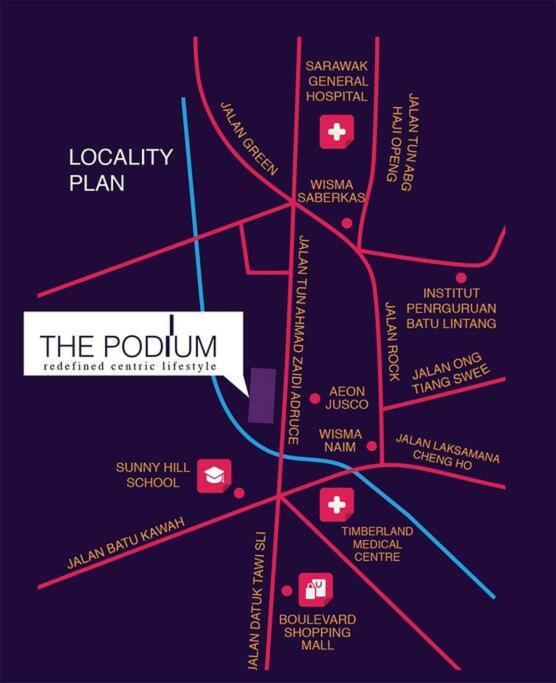 Podium _7Pax@Aeon Mall クチン エクステリア 写真